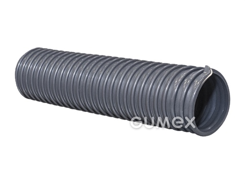 Vzduchotechnická hadice pro lehčí abraziva EOLO L, 50/57mm, -0,02bar, PVC, -10°C/+50°C, šedá